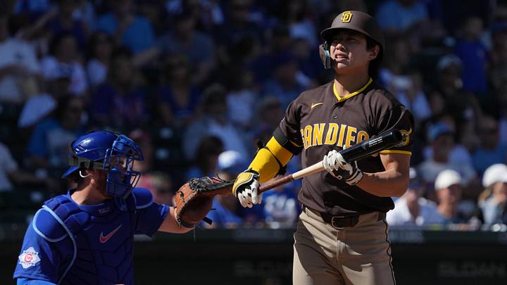 San Diego Padres third baseman Sung-Mun Song.