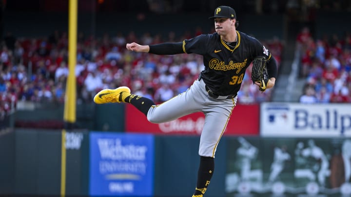 Pittsburgh Pirates starting pitcher Paul Skenes.
