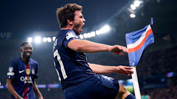 Joao Neves, buteur avec le PSG contre le Bayern Munich en Ligue des Champions