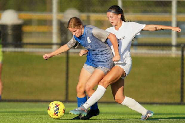 Hamilton Southeastern vs. Noblesville in Indiana Varsity high school girls soccer showdown - Aug. 30, 2025