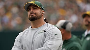 David Bakhtiari. Mandatory Credit: Mark Hoffman-Imagn Images