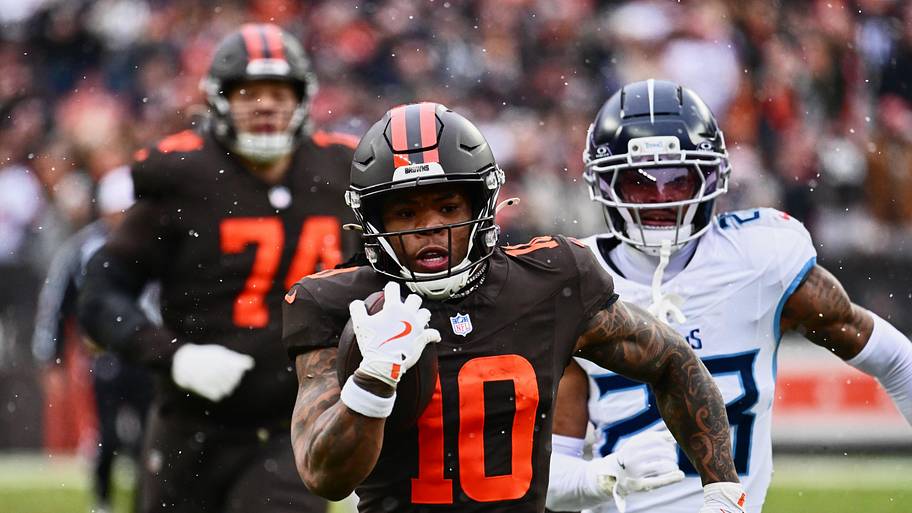 Quinshon Judkins racked up 998 rushing and receiving yards and seven TDs in 14 games last year in his rookie season.