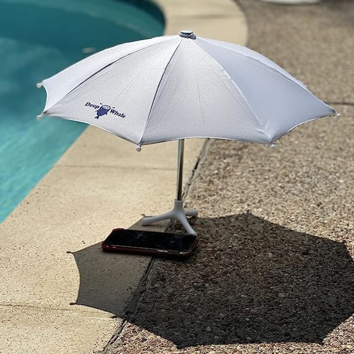 Best sun-safe products: The Deep Whale umbrella is pictured