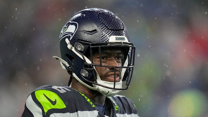 Jalen Milroe of the Seattle Seahawks