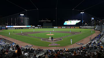 Minor League Baseball gamee between the Knoxville Smokies and Rocket City Trash Pandas on September 2, 2025, in Knoxville, Tennessee.