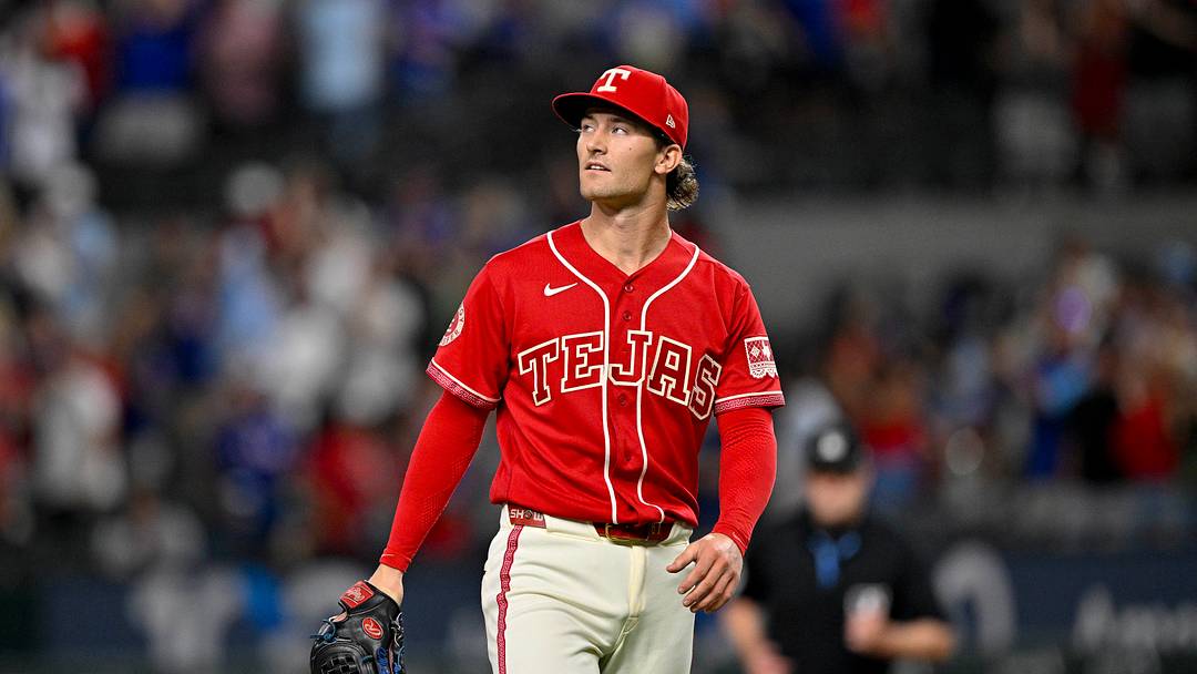 Texas Rangers relief pitcher Jacob Latz.
