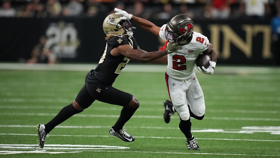 Tampa Bay Buccaneers wide receiver Emeka Egbuka