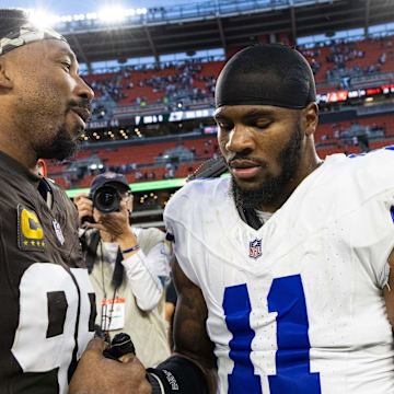 Micah Parsons had a funny message to Myles Garrett as he chases the NFL single-season sack record.