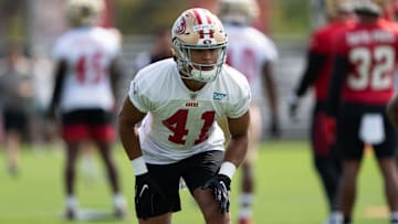 San Francisco 49ers safety Tayler Hawkins (41)