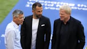 Herbert Hainer mit Oliver Kahn und Hasan Salihamidzic