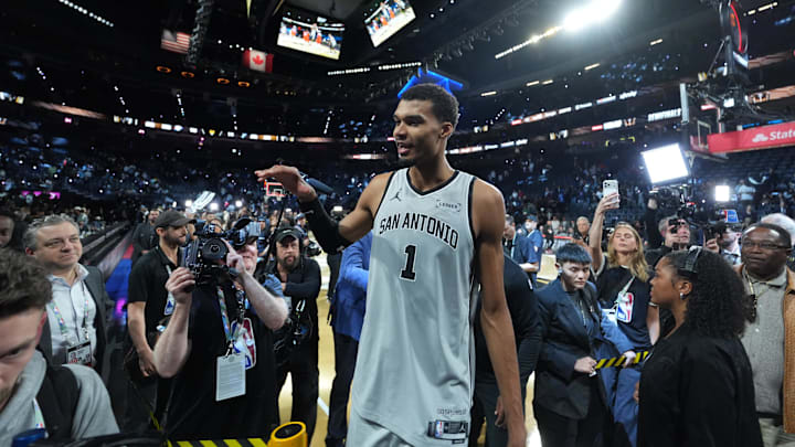 The San Antonio Spurs and forward Victor Wembanyama have gone from +6500 to +2500 to win the NBA Finals. The San Antonio Spurs and forward Victor Wembanyama have gone from +6500 to +2500 to win the NBA Finals.