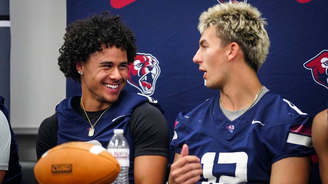 Perry quarterback and Boise State commit Kael Snyder (right). Perry quarterback and Boise State commit Kael Snyder (right).