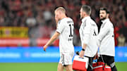 Rasmus Kristensen musste gegen Bayer Leverkusen verletzt vom Feld