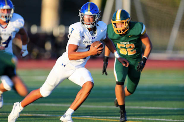 Charter Oak vs. Canyon in California Varsity high school football contest (08/22/2025)
