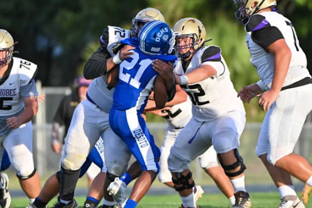 Desoto County vs. Okeechobee in Florida Varsity high school football showdown 08/22/2025