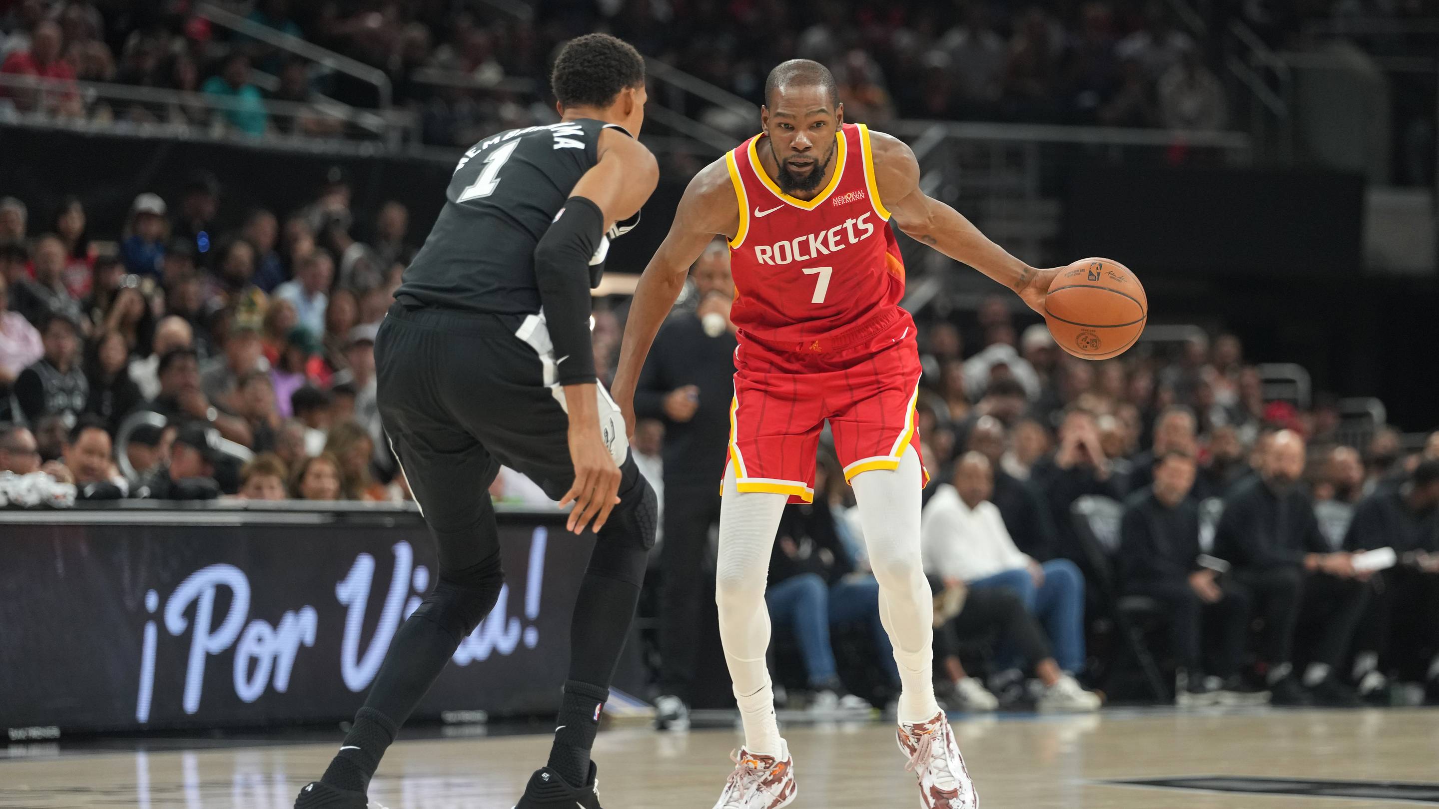 Kevin Durant Shares Trash Talk After Victor Wembanayama Gets Blocked