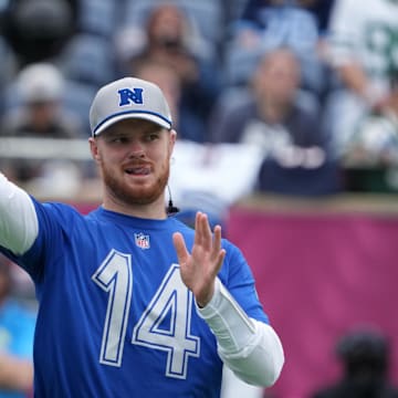 Sam Darnold will be wearing Seattle Seahawks blue next season after signing a three-year contract with the team on Monday. 