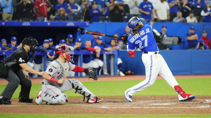 Vladimir Guerrero Jr. dejó en el campo a Boston 