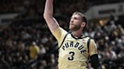 Purdue Boilermakers guard Braden Smith (3) watches his shot