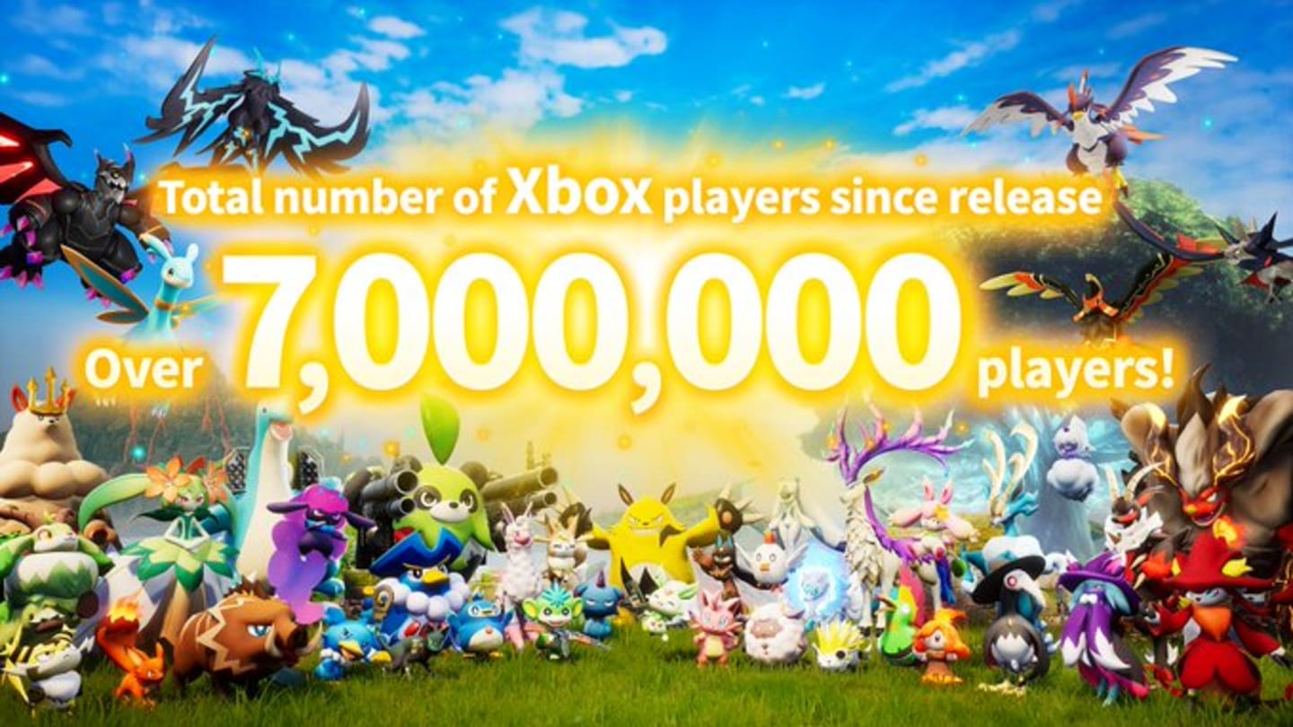 Palworld Becomes Biggest Xbox Game Pass Third Party Release Ever Palworld Becomes Biggest Xbox Game Pass Third Party Release Ever