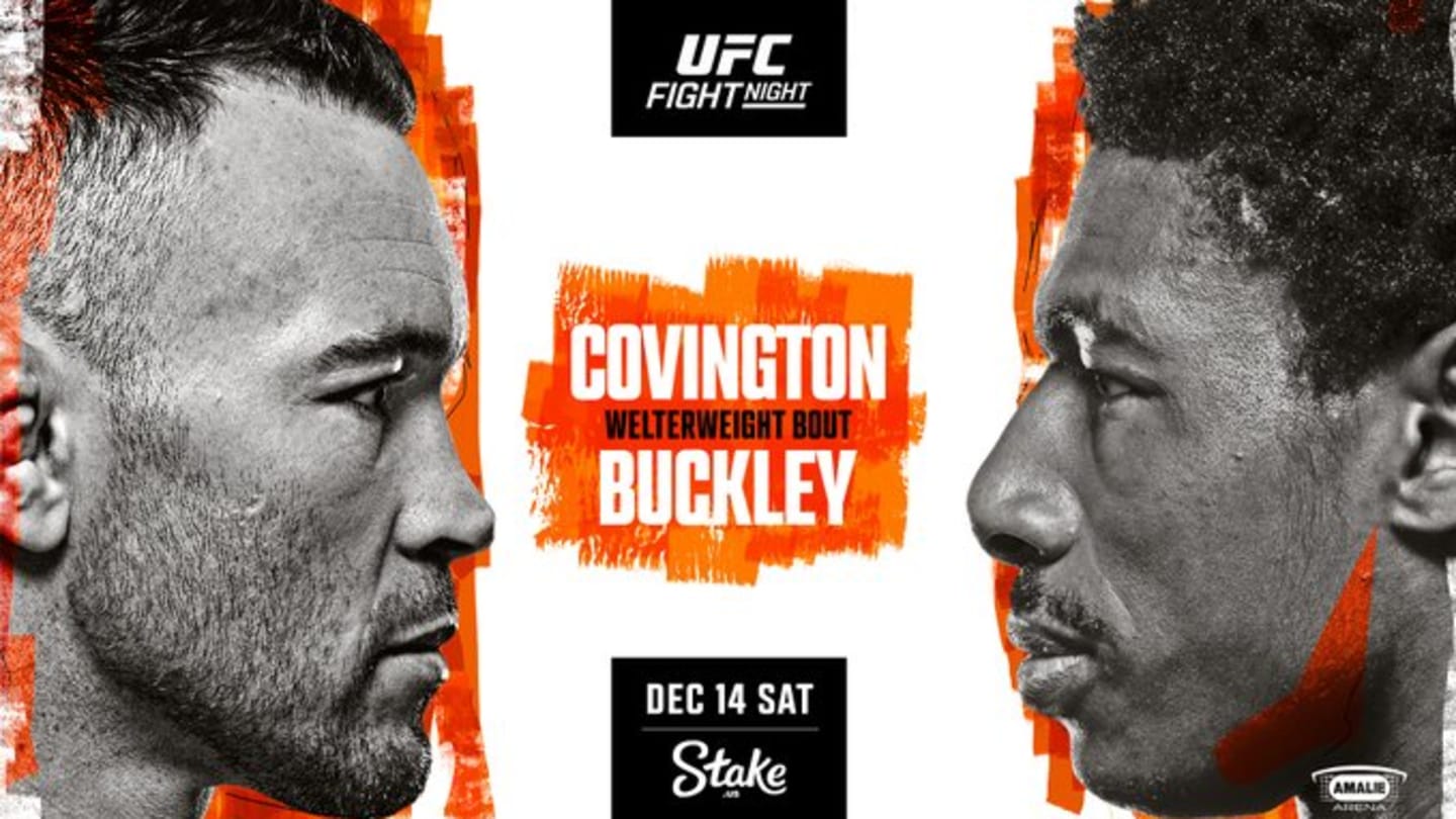 UFC Fight Night Tampa Live Results & Highlights Colby Covington vs. Joaquin Buckley