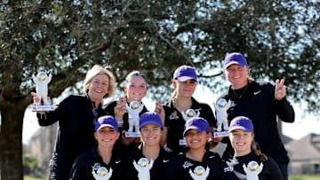 TCU Women's Golf After Their Win