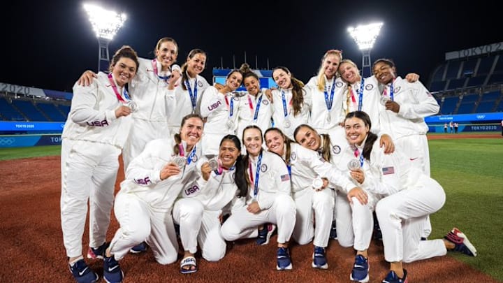 USA Softball's Women's National Team wins silver at the Tokyo Olympics. USA Softball's Women's National Team wins silver at the Tokyo Olympics.