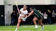 Boston College attacker Rachel Clark against No. 8 Loyola