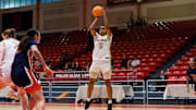 Wake Forest guard Caitlyn Jones takes a shot during the Deacons rout of Morgan State in San Juan on Wednesday afternoon. 