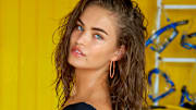 Robin Holzken was photographed by Ben Watts in the Bahamas. 