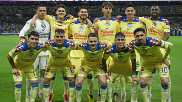 El once titular del América frente a Cruz Azul en la final de vuelta del Clausura 2024.