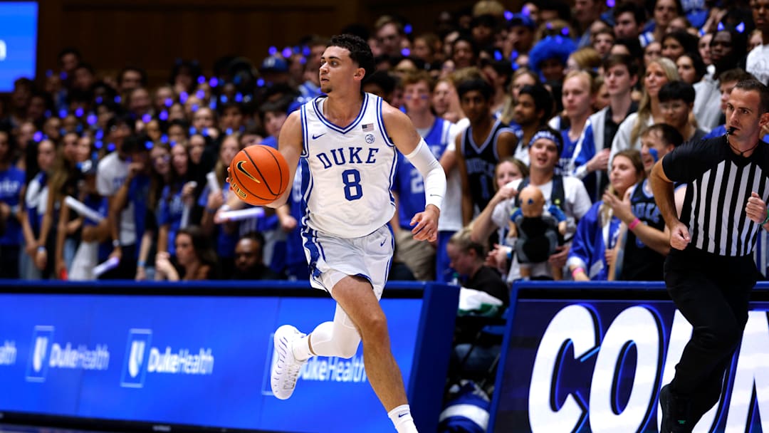Duke's Countdown To Craziness 2025; Duke basketball guard Darren Harris