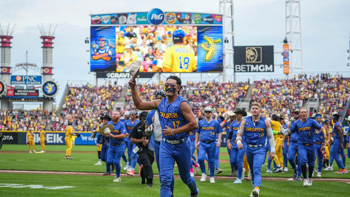The Savannah Bananas played the Texas Tailgaters at Great American Ballpark on Friday June 13, 2025. The game included music, dancing, non-baseball games, backflips and featured Reds players like Todd Frazier, Bronson Arroyo and Sean Casey. The Bananas will play the Texas Tailgaters again on Saturday to a packed Great American Ballpark.