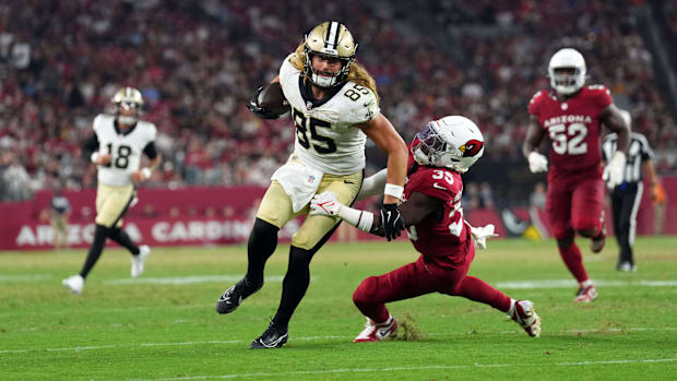 Dallin Holker may not play in Week 1 for the Saints.