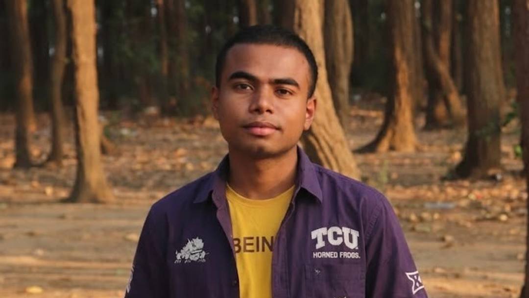 Nilesh Kumar, a TCU fan half way around the world