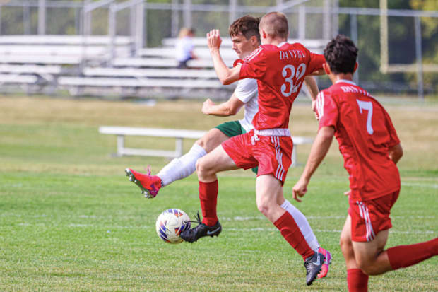 Covenant Christian vs. Danville in Indiana Varsity high school boys soccer showdown - Sep. 16, 2025 