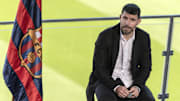 Aguero anunciou aposentadoria nesta semana | Barcelona's Argentinian forward Kun Aguero announces his retirement from football