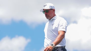 Phil Mickelson during the second round of the 2025 edition of LIV Golf Miami