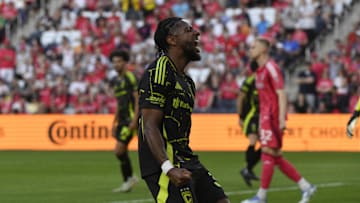 Columbus Crew SC defender Steven Moreira scored a picture-perfect volley against St. Louis CITY SC on Sunday