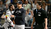 Jazz Chisholm Jr. fue expulsado por el umpire John Bacon