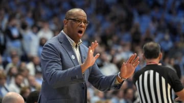 UNC basketball head coach Hubert Davis