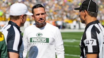 Green Bay Packers head coach Matt LaFleur
