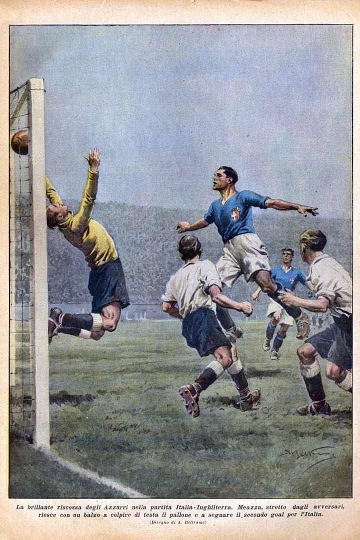 ITALY-ENGLAND WORLD CUP 1934