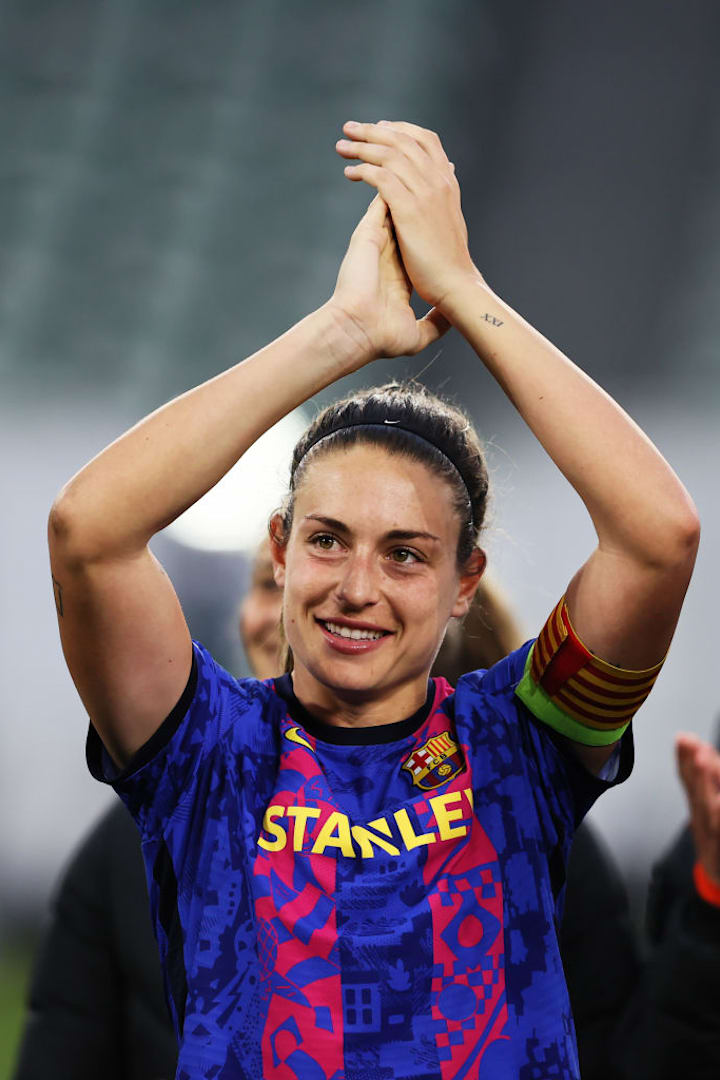 Alexia Putellas Barcelona Lyon Champions League Feminina 