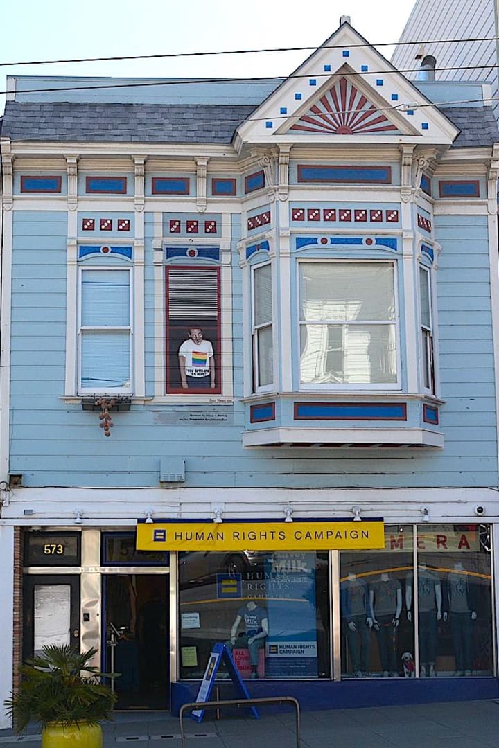 Castro Camera and Harvey Milk Residence in Sand Francisco