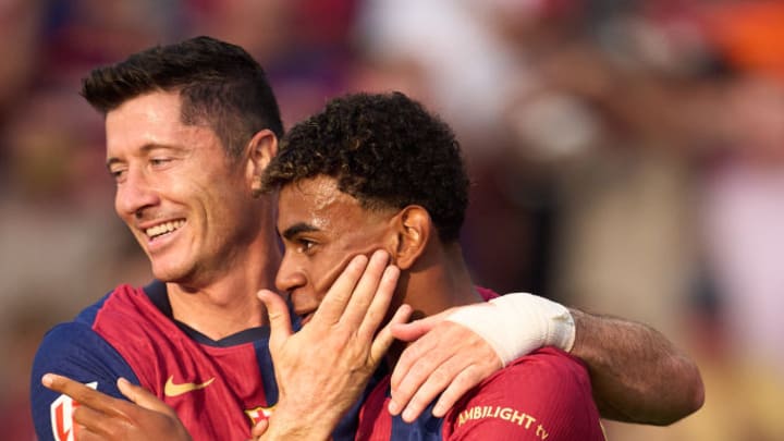 Lamine Yamal, Robert Lewandowski