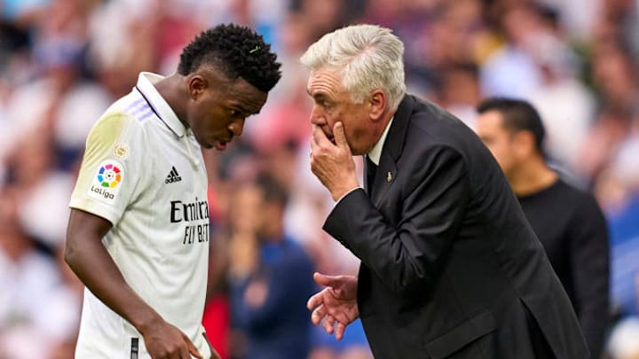 Ancelotti head Coach, Vinicius Junior