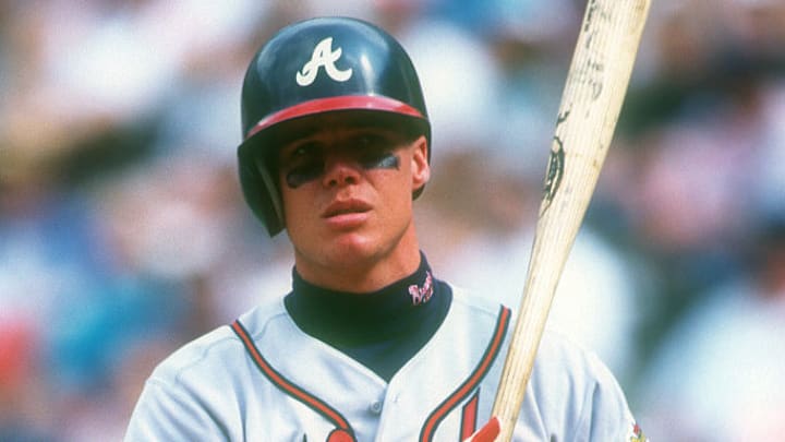 Chipper Jones quedó segundo en el Novato del Año en 1995 