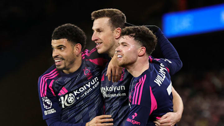Chris Wood, Morgan Gibbs-White, Neco Williams
