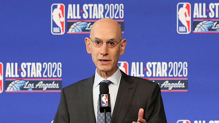 El Comisionado de la NBA, Adam Silver, en su conferencia de prensa. 